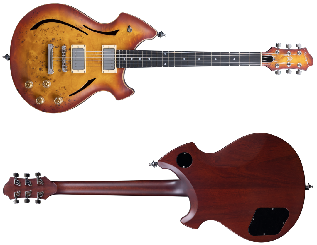 Mensinger Arcadia J Honey Burst Hollowbody